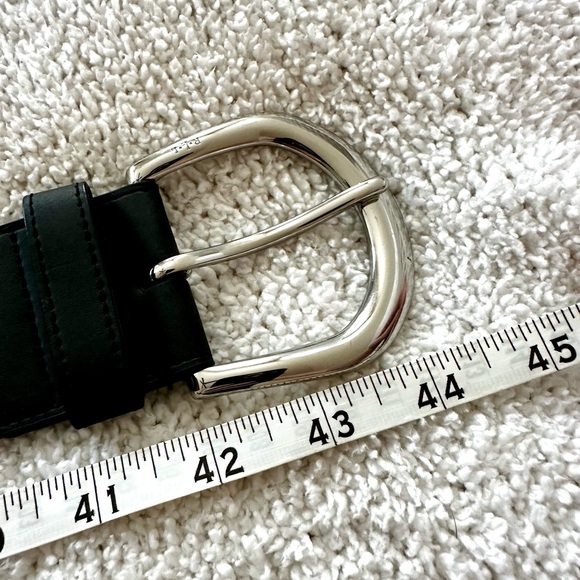 LAST CHANCE! Lauren Ralph Lauren Black Stretch Belt NWT XL - Picture 2 of 5